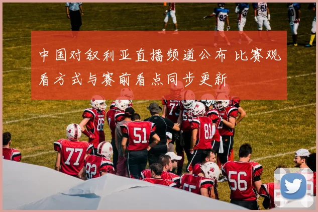 中国对叙利亚直播频道公布 比赛观看方式与赛前看点同步更新